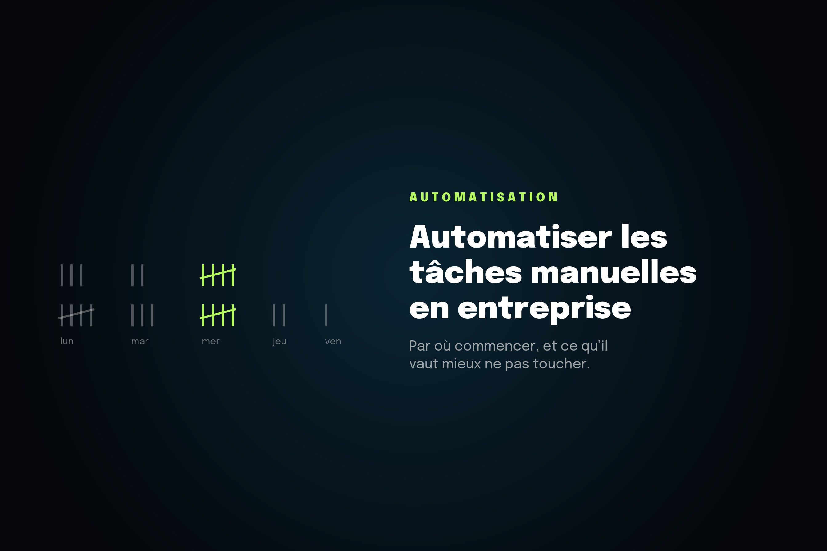 Automatiser les tâches manuelles en entreprise : par où commencer