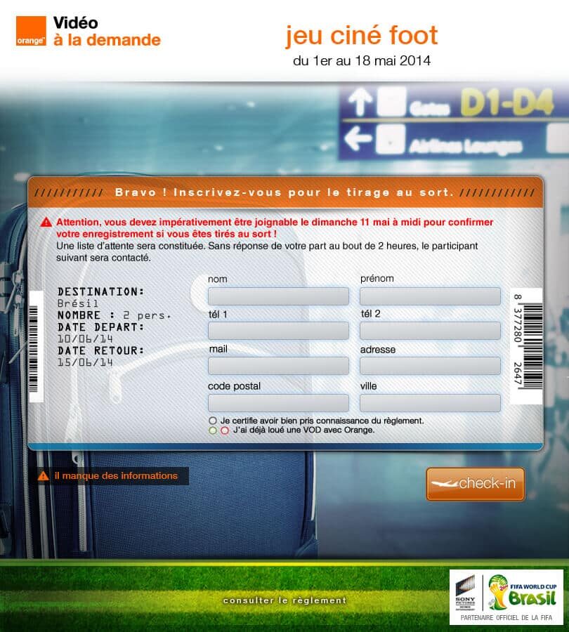 Jeu Ciné foot 6