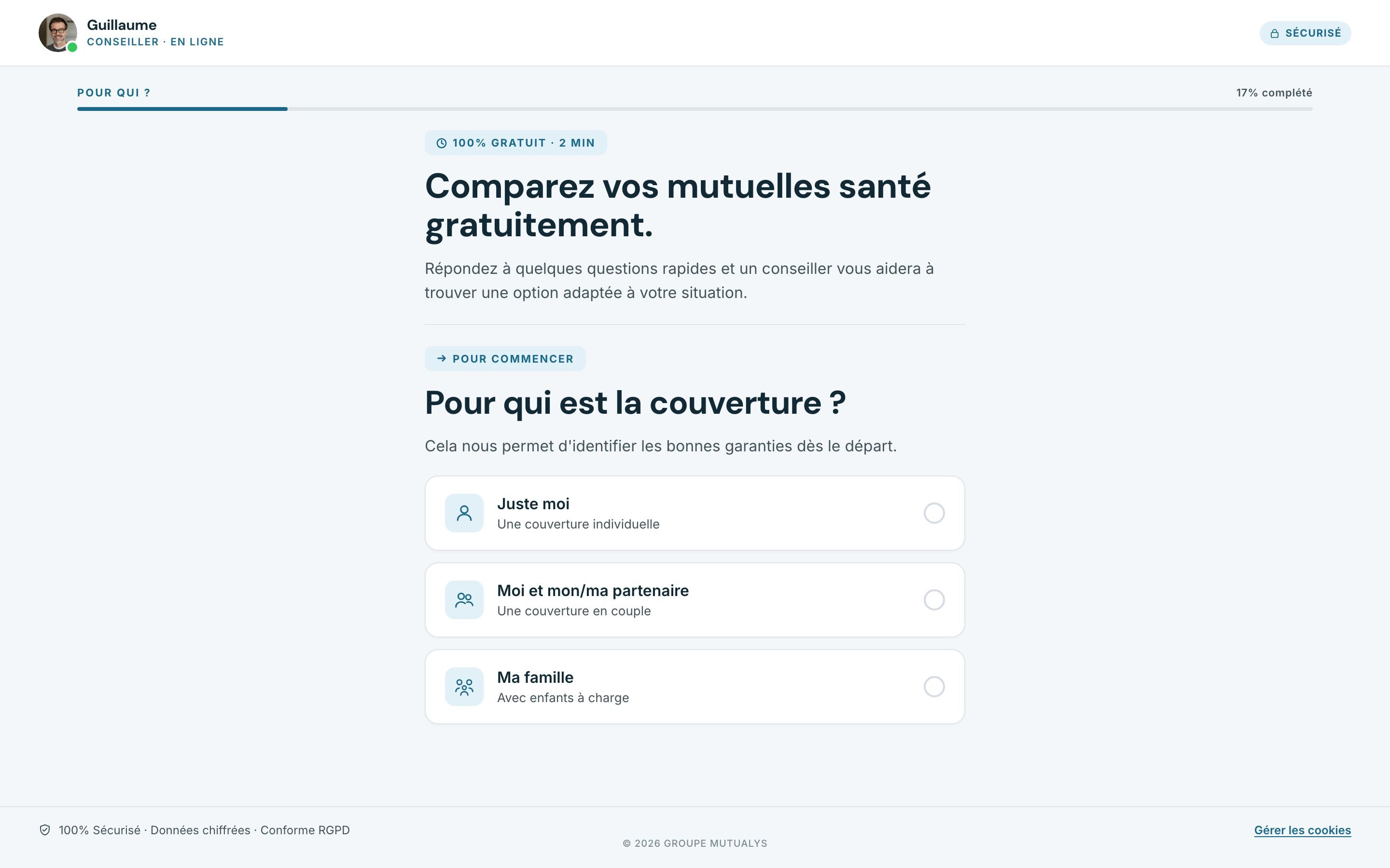 A request journey tailored to each brand.